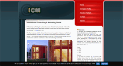 Desktop Screenshot of icm-consult.com